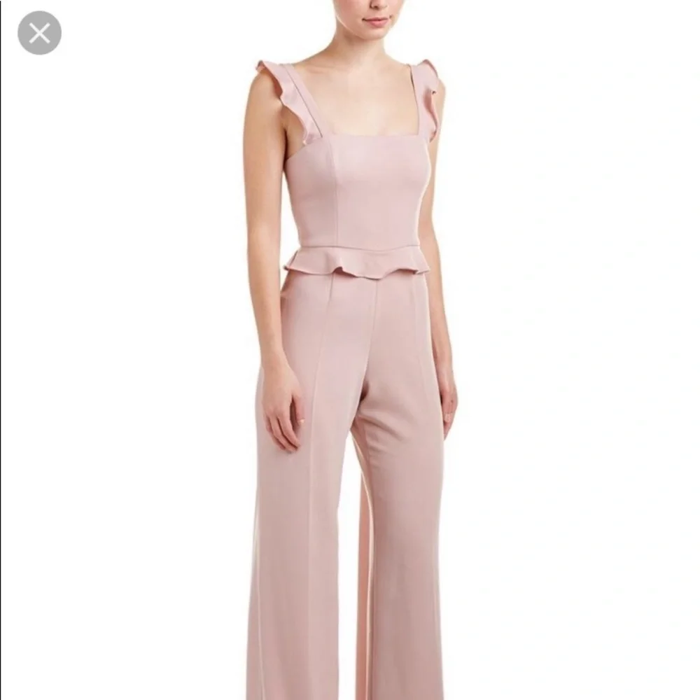 NWT Jay Godfrey blush Ray Jumpsuit SIZE 4 wedding formal - Picture 4 of 6